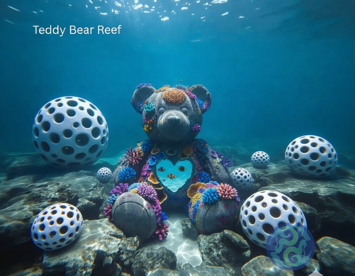 The Teddy Bear Reef Bond artwork
